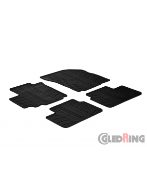 Original Gledring Passform Fußmatten Gummimatten 4 Tlg. - Suzuki SX4 2006->